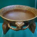 Footed bowl, Costa Rica highlands, 1000-1520 AD, ceramic - Naturhistorisches Museum Nürnberg - Nuremberg, Germany - DSC04009