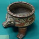 Three-footed bowl, Costa Rica, 1350-1550 AD, ceramic - Naturhistorisches Museum Nürnberg - Nuremberg, Germany - DSC04039