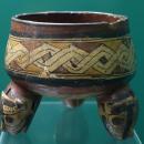 Three-footed bowl, Costa Rica, 800-1350 AD, ceramic - Naturhistorisches Museum Nürnberg - Nuremberg, Germany - DSC04036