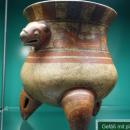 Footed vessel, Costa Rica, 800-1350 AD, ceramic - Naturhistorisches Museum Nürnberg - Nuremberg, Germany - DSC04068
