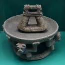 Mortar and pestle, Costa Rica, stone - Naturhistorisches Museum Nürnberg - Nuremberg, Germany - DSC04061
